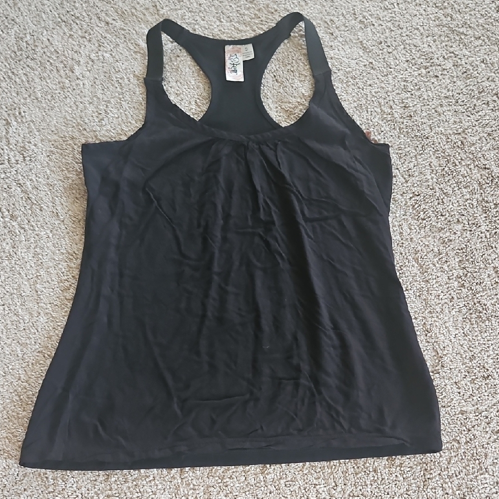 Black Racerback Tank Top